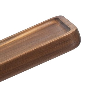 Bandeja de Servir de Madera de Acacia con Asas |   Bandeja Rectangular de Madera para Té y Café para Uso en el Hogar y Hoteles - Product Image 3