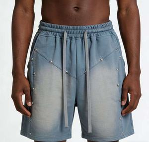 Trendy Personalized Logo Shorts for Men Fashion Street Casual Design Lightweight Soft Summer Daily Outfits - Product Image 2