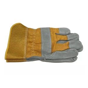 Gants de travail en cuir de vachette pleine fleur à prix de gros, résistants à la chaleur, pour la construction et l'usage domestique, modèle Canadian Rigger - Product Image 4