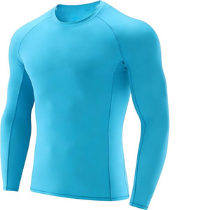 Factory Wholesale <b>Compression</b> Rash Guard Custom Digital Print Activewear Spandex/Polyester Light Weight Breathable Unisex MMA - Product Image 1
