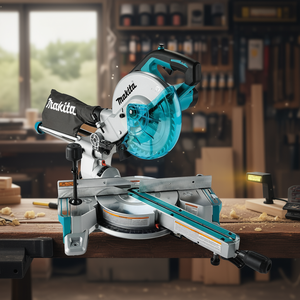 Sliding Compound Miter Saw 8.5 Inch 10.5 Amp Wood Cutting <b>Power</b> <b>Tool</b> with LED - Product Image 3