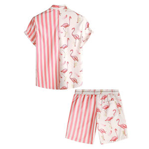 Ensemble de t-shirts et shorts d'été pour hommes, entièrement personnalisés, respirants, imprimés, en polyester/coton, pour le jogging, vente chaude - Product Image 2