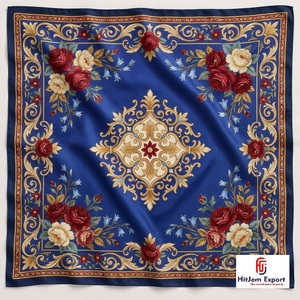 Premium Custom Printed Silk Feel Square Headscarf Soft Lightweight OEM ODM Manufacturer São Vicente Custom Fabric Products - Product Image 5