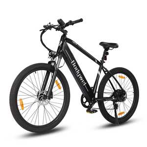 Vélo électrique de montagne M275 avec batterie intégrée 36V 250W, moteur roue arrière, 10 vitesses, 25 km/h, autonomie 80 km, cadre en aluminium, amortisseur - Product Image 2
