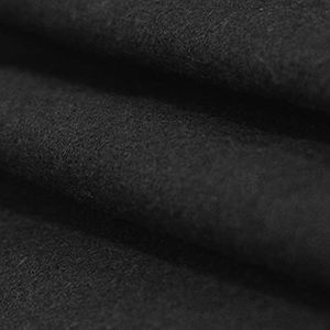 OEM High Quality Streetwear Black Chenille Patches <b>Men</b> College Custom Baseball Letterman Cropped Leather Sleeve Varsity Jacket - Product Image 5