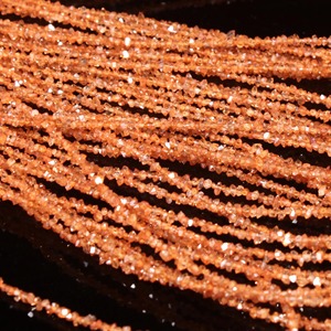 Perles de pierres précieuses en diamant Herkimer naturel orange, perles de pierres précieuses en quartz diamant brut non taillé, Herkimer Anthraxolite - Product Image 3
