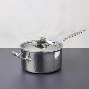 Cacerola Redonda de Acero Inoxidable de Lujo, Recipiente para Calentar Comida Tipo Buffet con Tapa, Juego de Recipientes para Servir Comida para Hoteles y Catering - Product Image 5