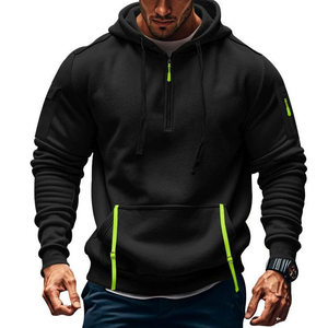 Sweat-shirt à capuche en polaire fin pour homme, vente en gros - Pull multi-poches tendance pour le sport et les loisirs - Product Image 3
