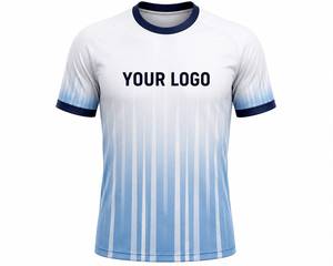 Tenue d'équipe de football professionnelle, impression par sublimation, respirante, 100% polyester, manches courtes, taille élastique, logo personnalisé, coupe athlétique - Product Image 2