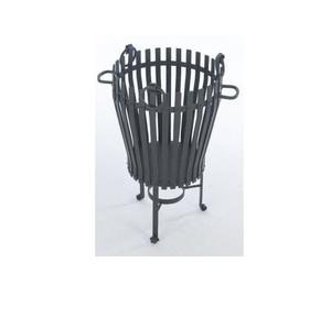 เตาผิงไม้สีดำทรงกลมสำหรับกลางแจ้ง พร้อมอุปกรณ์จุดไฟ สำหรับลานบ้าน สวนหลังบ้าน งานปาร์ตี้กองไฟ - Product Image 4