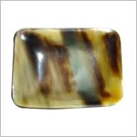 ILAHI's Natural Buffalo Horn Eco-friendly Sustainable Polished Carved Rectangle Storage Serving Tray Single Tier Modern Design - Product Image 3
