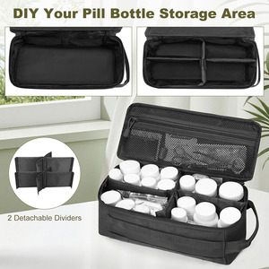 Bolsa de medicamentos duradera con organizador impermeable para emergencias, para accesorios de primeros auxilios, camping, senderismo y viajes, en venta. - Product Image 4