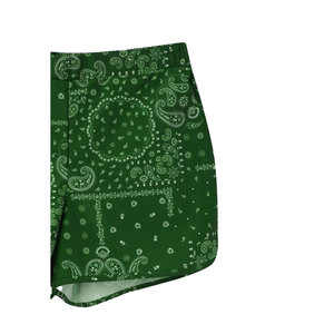 Short de bain femme Solid Trader Advanced, tissé respirant, taille haute, avec bande élastique et fente latérale, idéal pour l'été chaud - Product Image 6