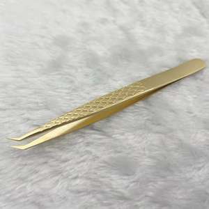 Pince à épiler professionnelle en acier inoxydable pour sourcils et cils, outil de maquillage, vente en gros - Product Image 2