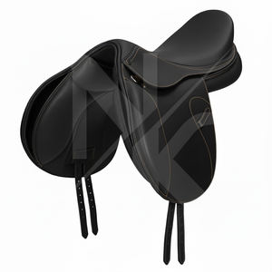 Silla de montar de competición para salto de obstáculos, de cuero genuino, estilo inglés, de alta densidad, productos de carreras de caballos ingleses de la India. - Product Image 6