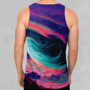 เสื้อกล้ามออกกำลังกายระบายอากาศพิมพ์ลายแบบซับลิเมชั่นสำหรับผู้ชาย เสื้อกล้ามแฟชั่นสำหรับเล่นกล้ามกลางแจ้ง เสื้อกล้ามฟิตเนสเพาะกาย พิมพ์ลายแบบซับลิเมชั่น - Product Image 2