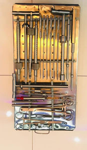 Ensemble d'instruments chirurgicaux orthopédiques manuels en acier inoxydable allemand de qualité supérieure, boîte de stérilisation, précision UBE - Product Image 2