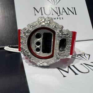 IGI Certified Hip Hop Quartz Movement <b>Men's</b> <b>Watch</b> VVS Moissanite Diamond Quartz <b>Watches</b> Lather Japan Quartz Sport <b>Watches</b> - Product Image 1