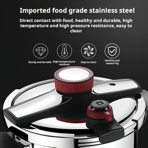 Innovative Pressure Cooker Premium Stainless Steel Body Large Capacity Fast Cooking Performance Safety Lock Lid Comfortable - Product Image 5
