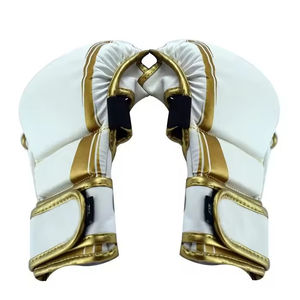 Guantes de Boxeo MMA de Cuero Sintético Personalizados con Cierre de Gancho y Bucle, Autocalentables y que Absorben la Humedad, Calidad Premium para Entrenamiento - Product Image 3