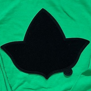 Green Crew Neck Sweatshirt with <b>Black</b> Leaf Shape Applique <b>Long</b> Sleeve Pullover Casual Women's Fashion <b>Top</b> Cozy Streetwear - Product Image 6