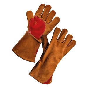 Gants de soudage en cuir de vachette pleine fleur, résistants à l'abrasion, ignifuges, pour usage général et lutte contre les incendies - Product Image 1