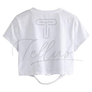 Crop <b>Tops</b> for Women Summer Clothes Women Cotton Crop <b>Top</b> T-shirts Blank Women's T Shirts Crop <b>Top</b> T-shirts - Product Image 3