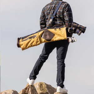 Sac de golf en cuir professionnel haute performance, disponible en toutes tailles, sacs de golf sportifs en cuir imperméables à prix raisonnable - Product Image 5