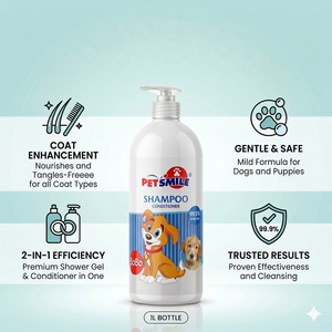 Produits de toilettage pour animaux de compagnie authentiques : shampoing, gel douche, nettoyant corporel pour chiens et chats - Product Image 1