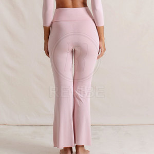 Top Selling Yoga <b>Legging</b> Fitness Wear Women <b>Flare</b> <b>Legging</b> Spandex Polyester Women <b>Flare</b> <b>Legging</b> For Sale - Product Image 2