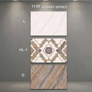 Carreaux muraux numériques en céramique vernissée brillante réfléchissante rose contemporaine 200x300mm Vistaar Factory Direct - Product Image 1