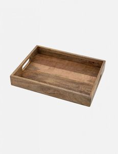 Bandeja de Servir Rectangular de Madera H a CRAFT HAC-448, Diseño Moderno, Multiusos, con Asa, para Bodas y Eventos - Product Image 1