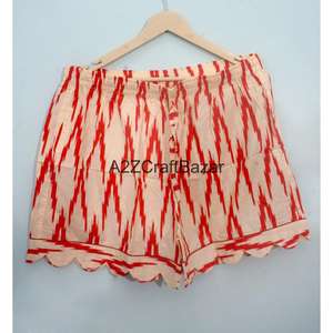 Conjunto de Pijama de Algodón 100% para Mujer, Estampado Digital Floral Vintage Romántico, Manga Corta, Cierre de Botones, Suave para Todas las Temporadas - Product Image 3