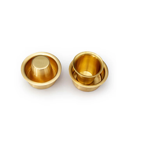 Tasse à mesurer en laiton doré pour riz et grains de café, finition dorée, produit de qualité standard pour votre cuisine à prix avantageux - Product Image 1