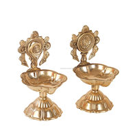 Lanterne décorative en laiton Shanku Chakra Kubera, style Art Déco, personnalisable, multifonctionnelle, suspendue, pour mariage et Diwali, antirouille, légère