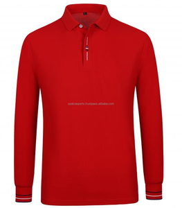 Polo de manga larga para hombre con personalización Polo de moda para hombre/Algodón hecho su propio logotipo personalizado Polo para hombre - Product Image 2