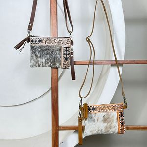 Nuevo Bolso de Hombro Mini de Cuero con Diseño a Cuadros para Mujer, Moda 2025, Portátil, con Cierre, de Cuero Vacuno Genuino, Bolso Pequeño - Product Image 4