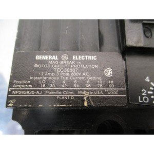 Interruptor de Circuito General Electric TEC36007 de 3 Polos - Equipo y Piezas de Semiconductores de Confianza de Marca Global - Product Image 1