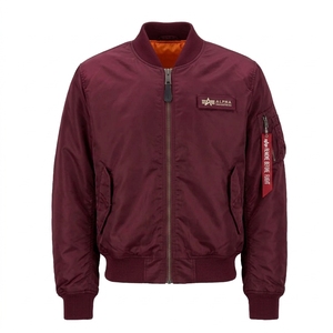 <b>Winter</b> Use Canvas Stand Collar Zipper Front Long Sleeve Custom Logo Printed <b>Waterproof</b> & Windproof Bomber <b>Jackets</b> for Adult - Product Image 3