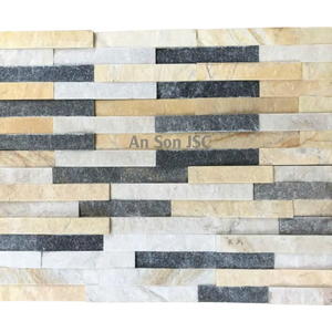 Revêtement mural extérieur en pierre naturelle de luxe, aspect marbre brisé, résistant aux intempéries, pour projets hôteliers et résidentiels - Product Image 6