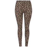 Leggings décontractés pour femmes en tricot épais avec élasthanne, séchage rapide, sans couture, taille haute, imprimé léopard, longueur intégrale, hiver