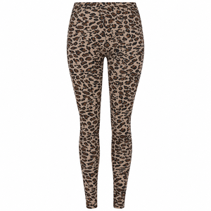 Thick Knitted Casual Women's <b>Leggings</b> with Spandex Quick Dry Seamless High Waist <b>Leopard</b> Print Full Length Winter - Product Image 1