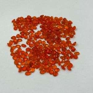 Gem Quality Natural Fire <b>Opal</b> Oval Cut 6x4mm Calibrated Loose Orange <b>Opal</b> Gemstones Untreated Madagascar Wholesale Grade - Product Image 3