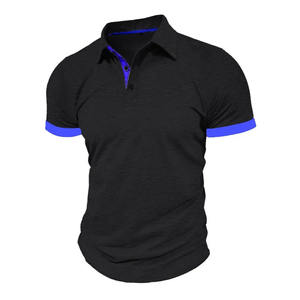 Camisas de Hombre Personalizadas de Alta Calidad OEM/ODM, 100% Algodón, Diseño de Cuello Alto para Camisas Polo, Camiseta Polo para Hombre - Product Image 3