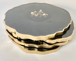 Resin Coasters Most Quality Glitter Design Resin Epoxy Coasters for Resin Coasters for Home Decorative from Wholesale Price - Product Image 6