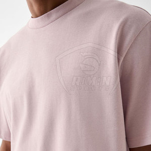 T-shirt ample et oversize pour homme, couleur unie, style décontracté, été, 100% coton, fabriqué au Pakistan - Product Image 4