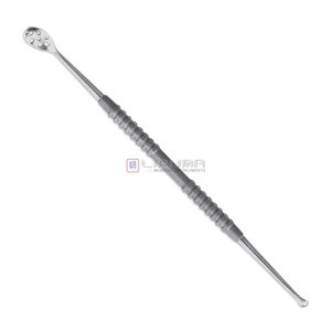 Pousse-cuticules ergonomique et râpe à pieds pour seniors, en acier inoxydable et plastique, à bord tranchant, grande taille, idéal pour les ongles épais et durs et les callosités - Product Image 1