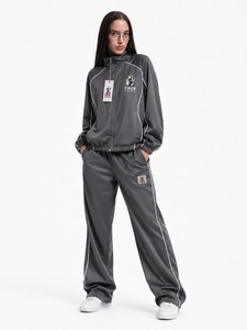 Conjunto Deportivo para Mujer, Chaqueta y Pantalones Cortavientos Transpirables, para Entrenamiento, Running y Ejercicio - Product Image 2
