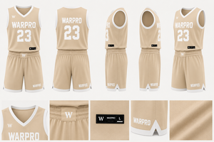 Warpro Elite ชุดเสื้อบาสเก็ตบอลแบบซับลิเมตชุดบาสเก็ตบอลแขนกุดและกางเกงขาสั้นแบบพรีเมี่ยม - Product Image 5