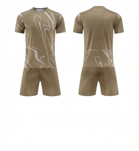 Conjunto de Uniforme de Fútbol Personalizado, 100% Poliéster, Cuello Redondo, Cintura Elástica, Malla Transpirable, Secado Rápido, Venta al Por Mayor - Product Image 1
